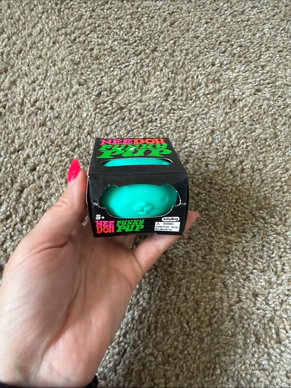 Funky Pup Reptile Toy - Bright Teal